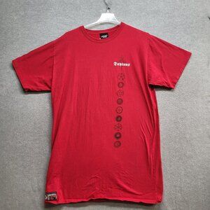 VINTAGE Dayton Men Shirt 2XLT Red Logo Single Stitch Street Wear Made In USA Tee